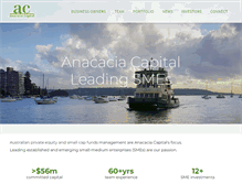 Tablet Screenshot of anacacia.com.au